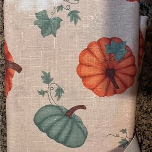 Autumn Harvest‎ Fabric Tablecloth 52” x 70” NEW